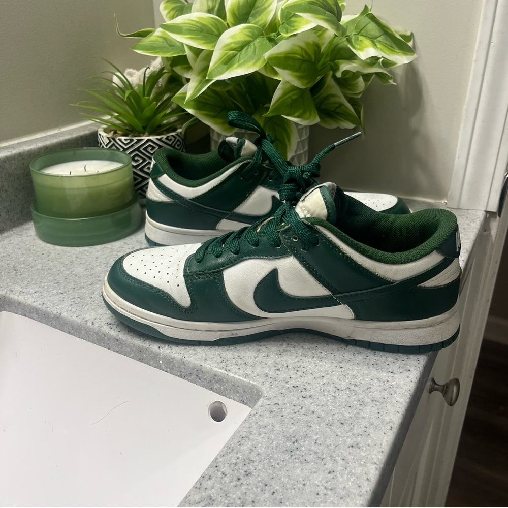 Nike Dunks Hunter Green Michigan State Nike dunk low shoes - Picture 3 of 6